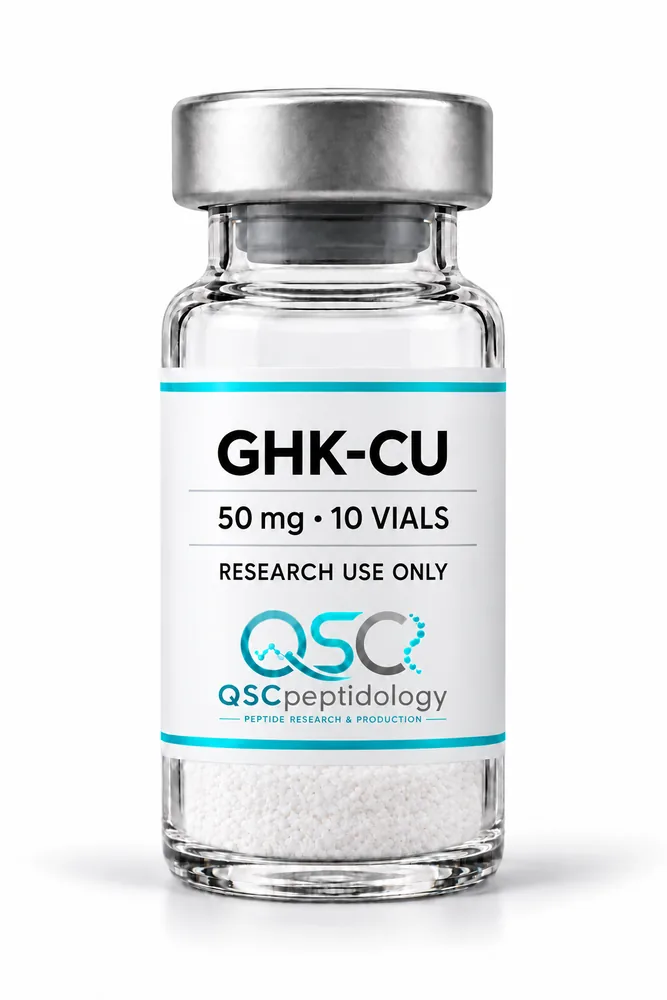 GHK-Cu 50mg (10바이알 팩) QSC Peptidology